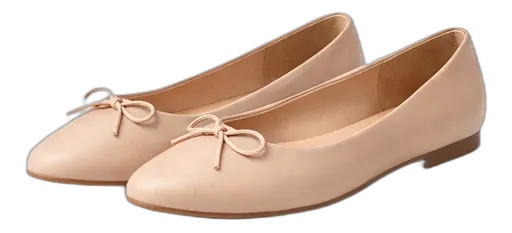 Балетки телесного цвета