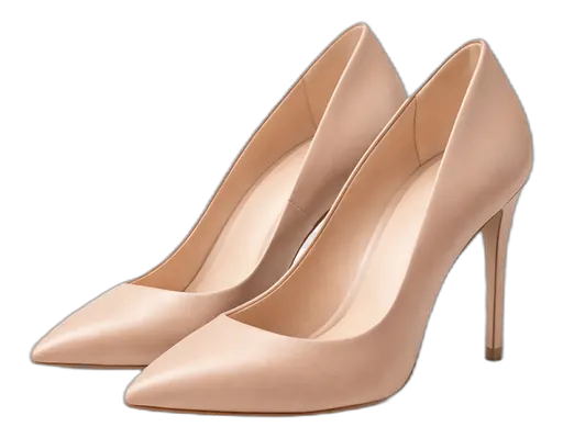 Туфли-лодочки телесные